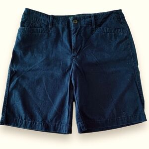LRL Lauren Jeans Co RALPH LAUREN Women's Size 6 Navy Walking/Bermuda Shorts